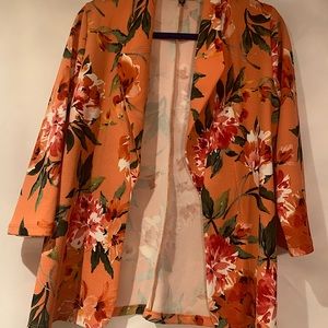 Slinky Brand Floral Jacket size S